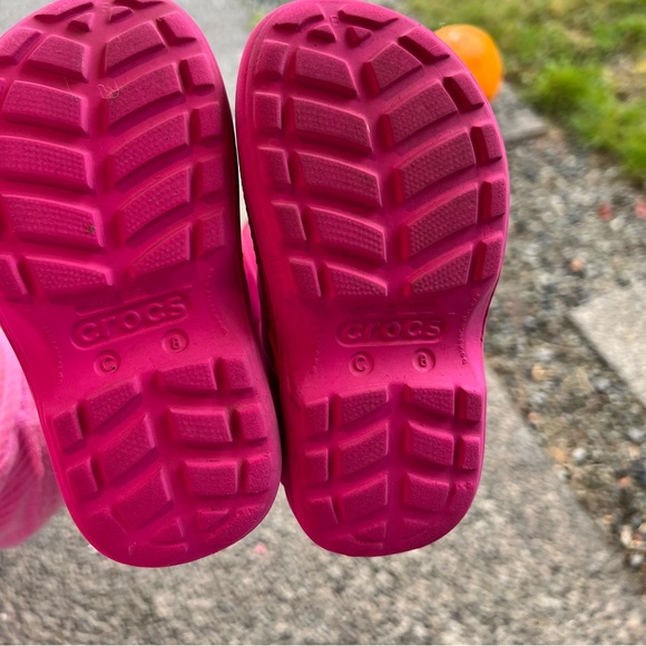 CROCS | Shoes | Crocs Pull On Childrens Boots Size 8 And Size 9 | Poshmark